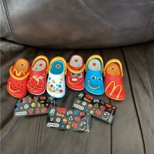 Crocs McDonald's keychains happy meal